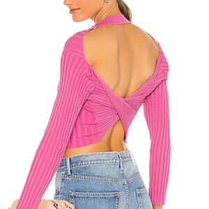 MAJORETTE Lacie Twist Back Top in Pink